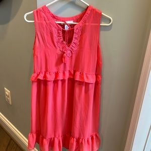 Small Motherhood Maternity Coral Dress